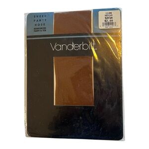 Vanderbilt 80s Vintage DaySheer Stretch Pantyhose Suntan Sz M